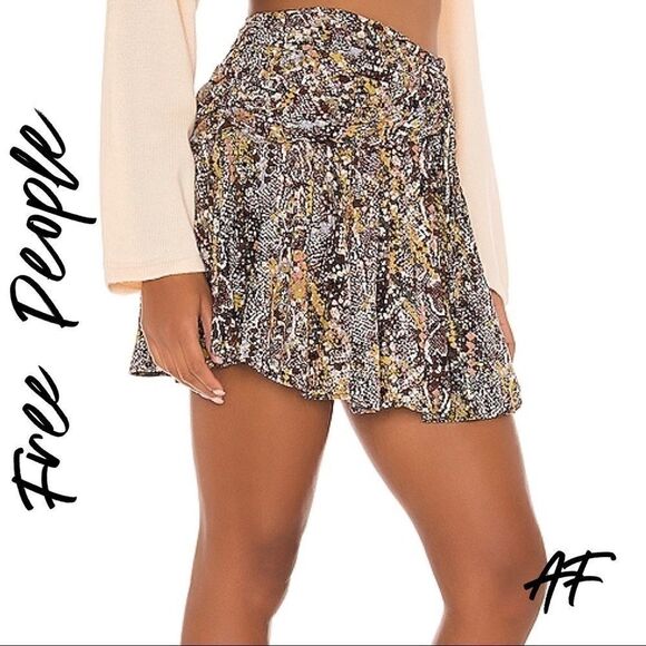 FREE PEOPLE SATURDAY SUN MINI SKIRT NEW - Picture 3 of 11